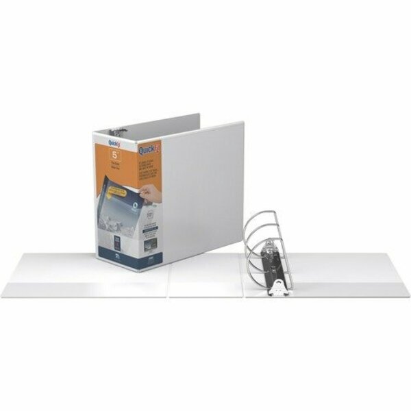 Stride View Binder, Quick Fit, D-Ring, 5in, 11-1/4inx11-3/4in, White STW870700